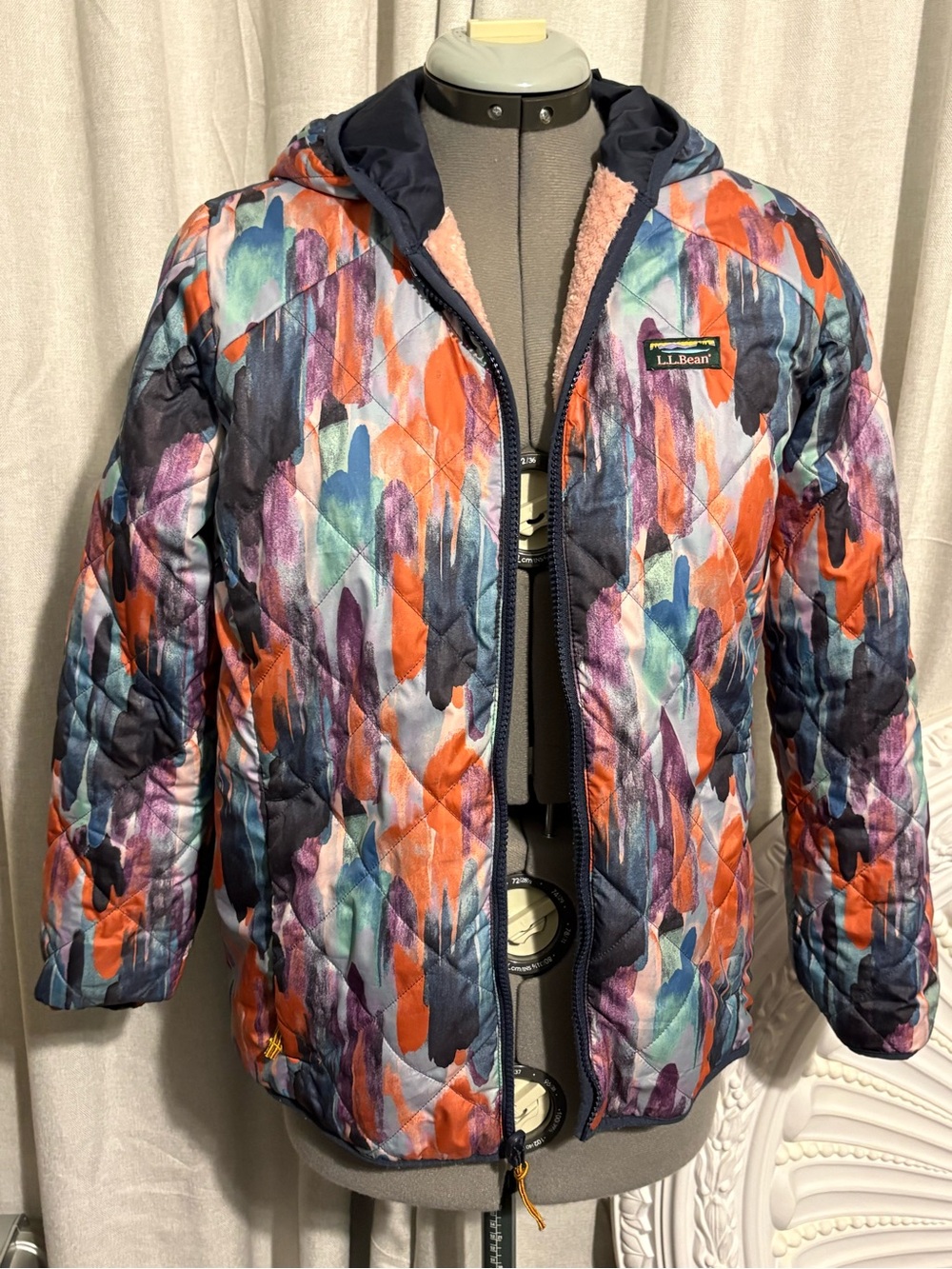 L. L. Bean Mountain Bound Reversible Printed Jacket